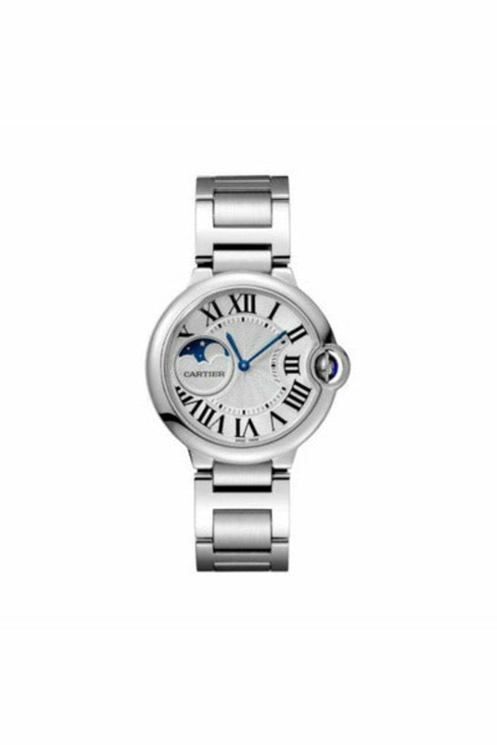 cartier ballon bleu stainless steel 37mm ladies watch-DUBAILUXURYWATCH