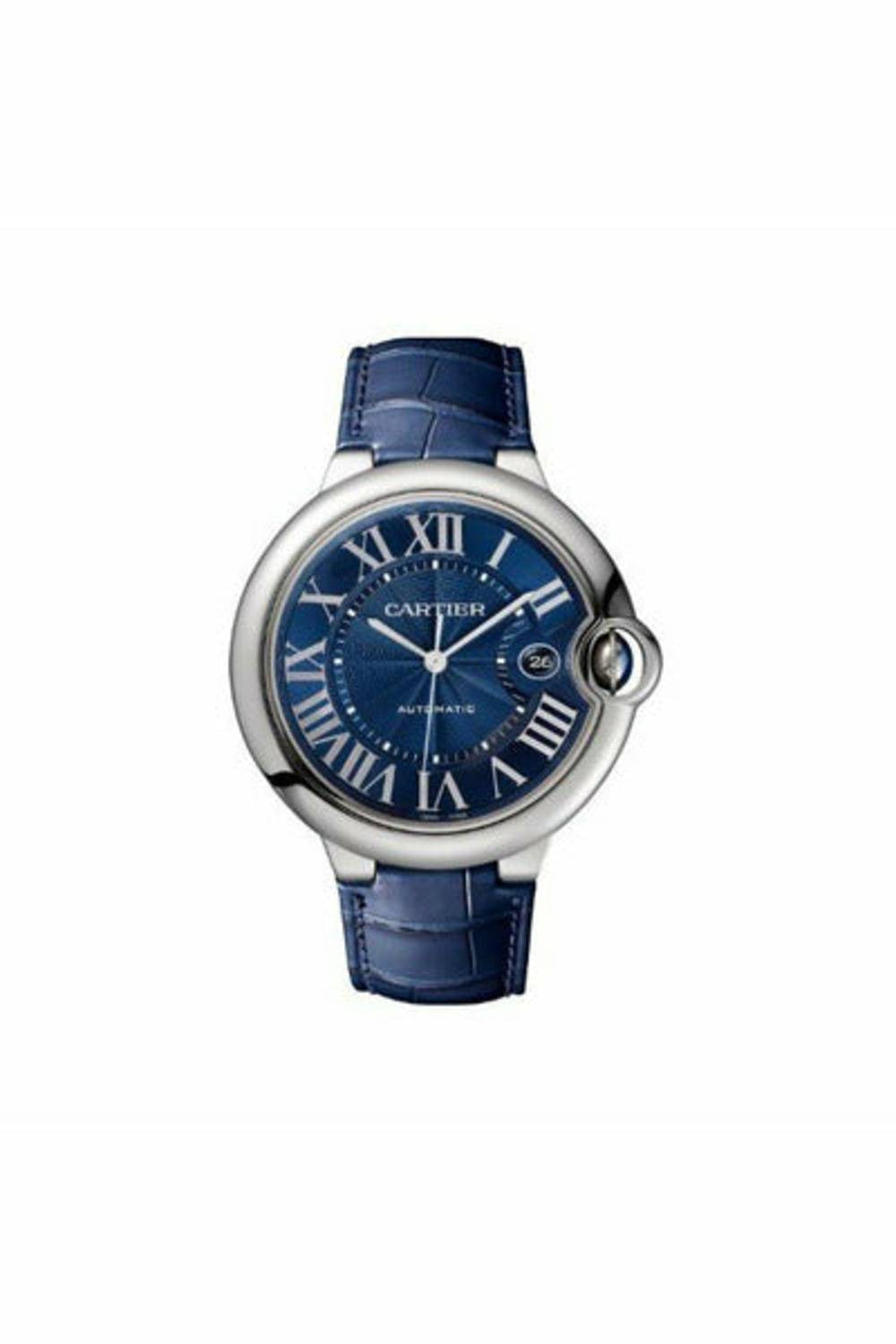 cartier ballon bleu stainless steel 42mm men's watch-DUBAILUXURYWATCH