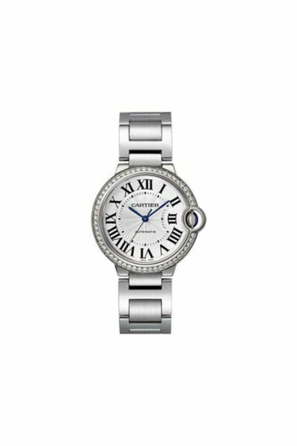 cartier ballon bleu steel 36mm ladies watch-DUBAILUXURYWATCH