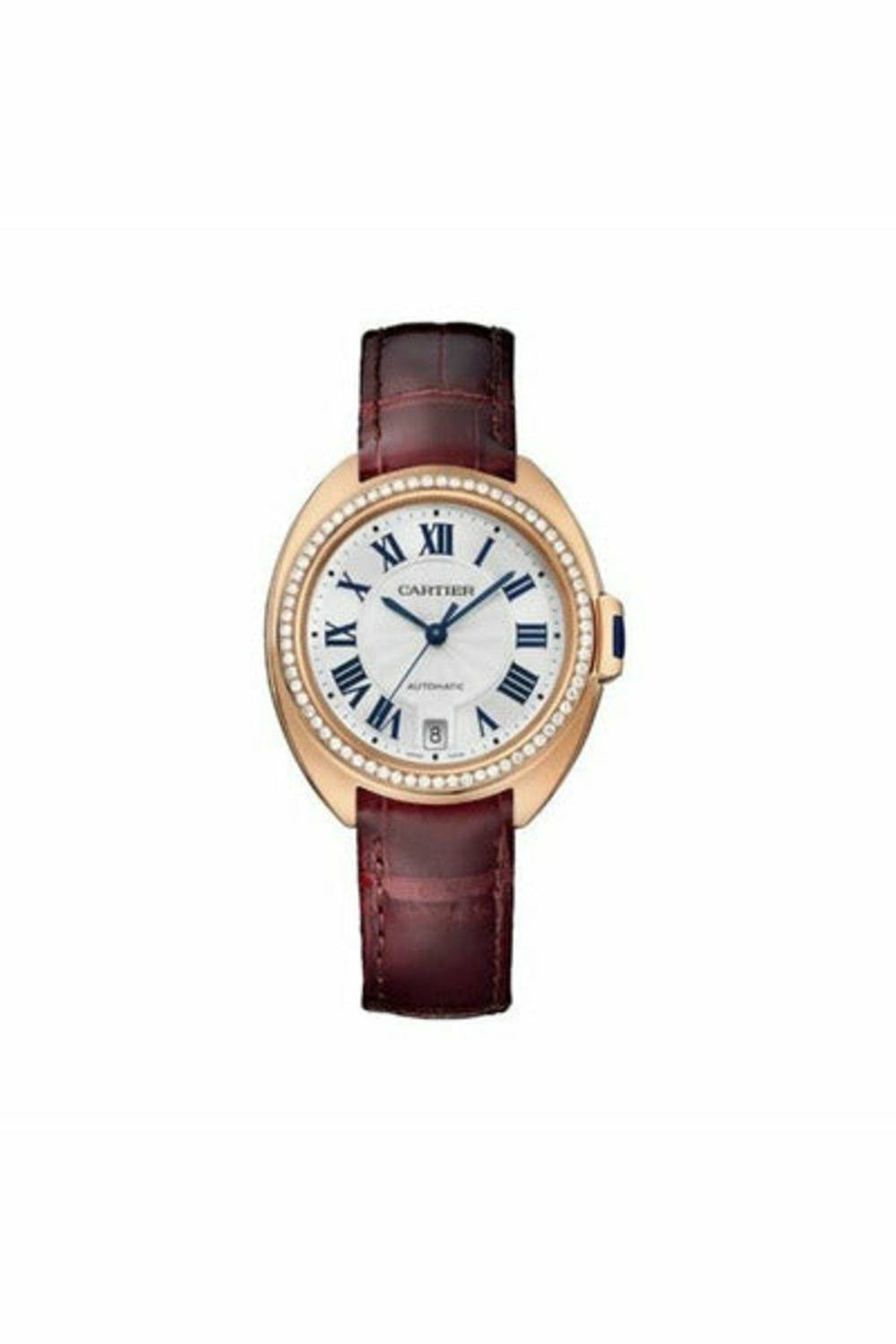 cartier cle de cartier 18kt rose gold 35mm ladies watch-DUBAILUXURYWATCH