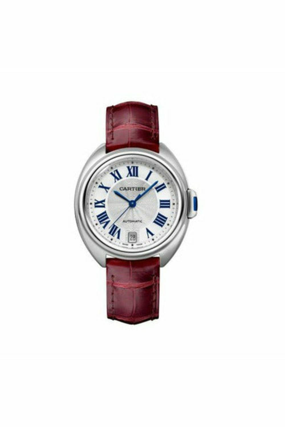 cartier cle de cartier stainless steel 35mm ladies watch-DUBAILUXURYWATCH