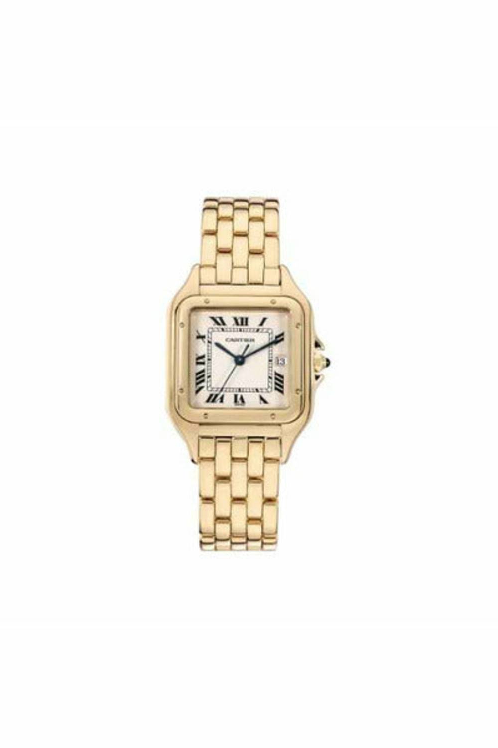 cartier panthere 28mm 18kt yellow gold ladies watch-DUBAILUXURYWATCH