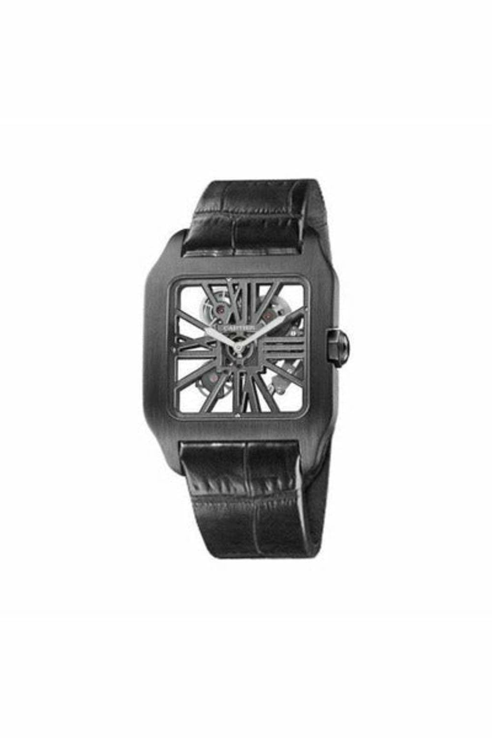 cartier santos dumont skeleton titanium 38.7mm men's watch-DUBAILUXURYWATCH