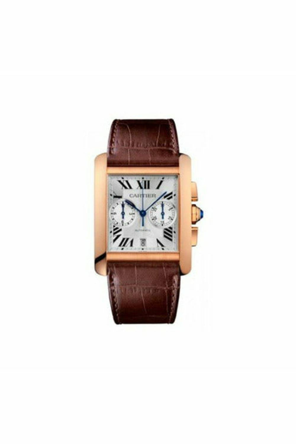 cartier tank mc 18kt rose gold 44mm x 34mm men's watch-DUBAILUXURYWATCH