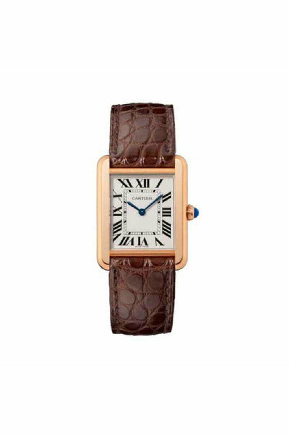 cartier tank solo 31mm x 24.4mm 18kt rose gold ladies watch-DUBAILUXURYWATCH