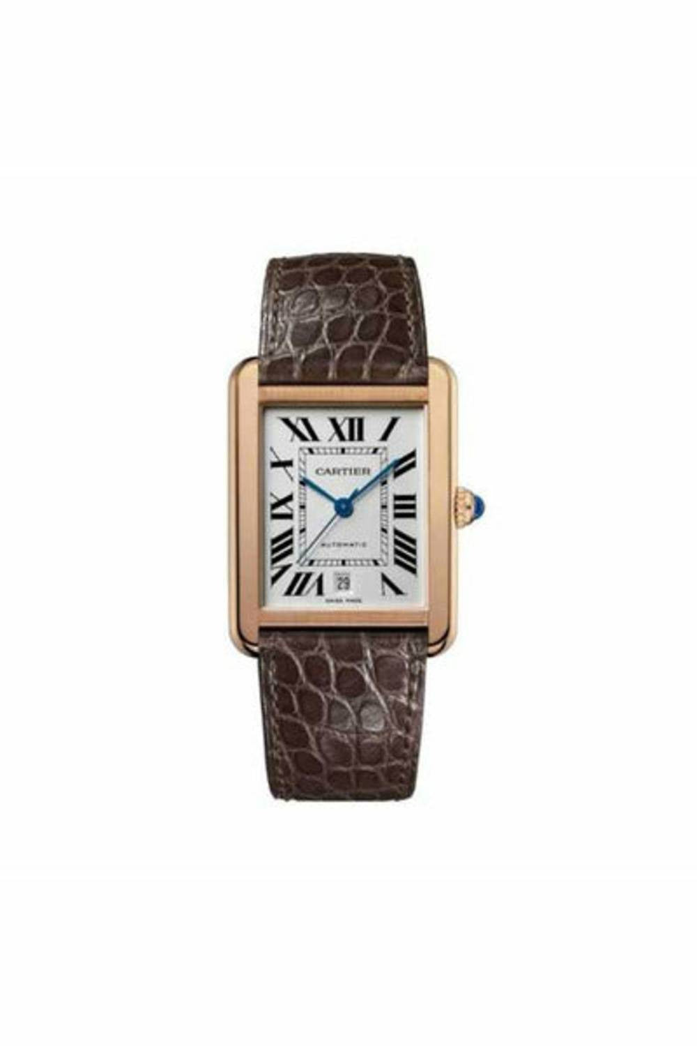 cartier tank solo extra large model 31mm x 40.8mm 18kt rose gold men's watch-DUBAILUXURYWATCH