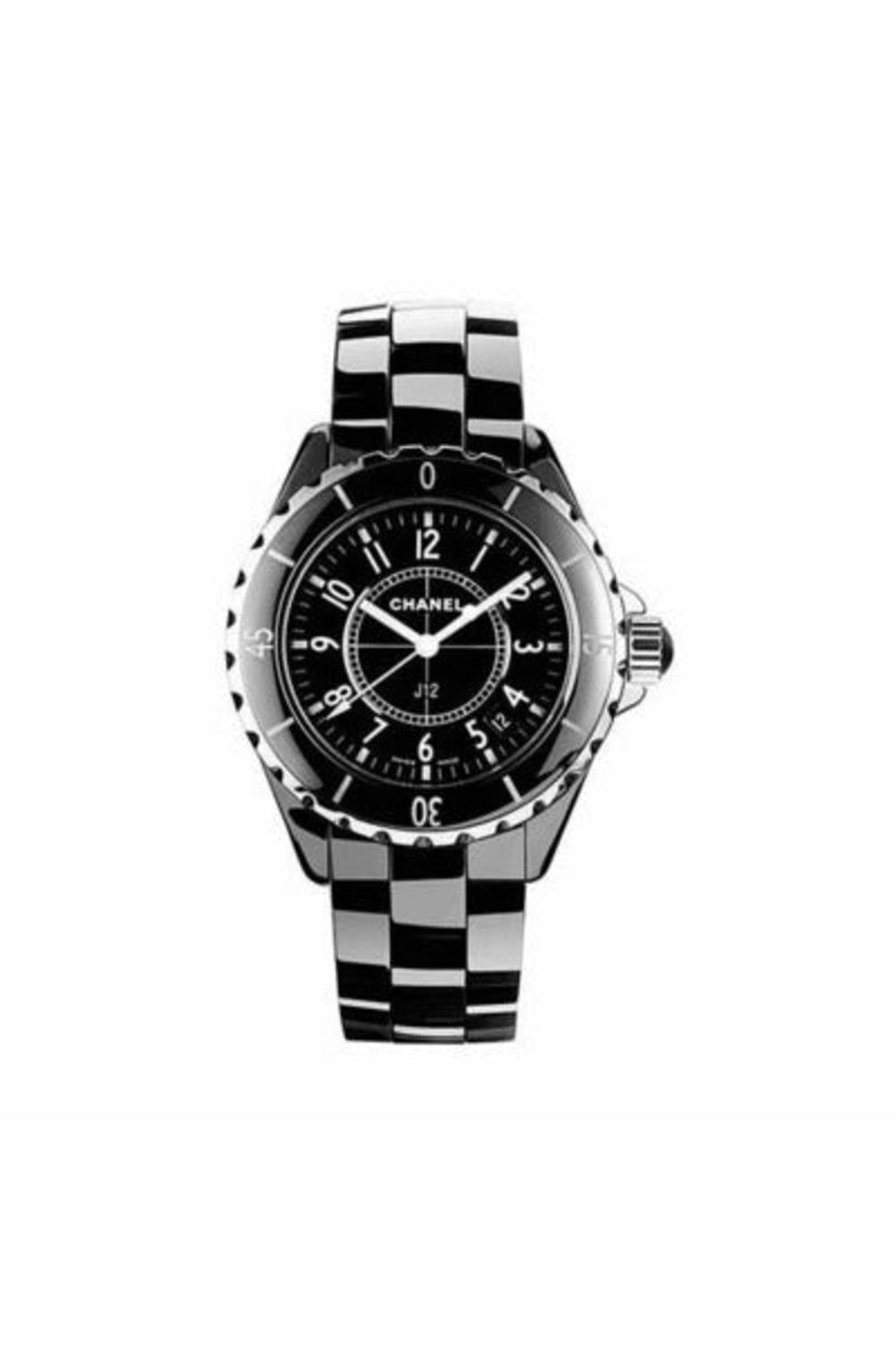 chanel j12 33mm black ceramic ladies watch-DUBAILUXURYWATCH