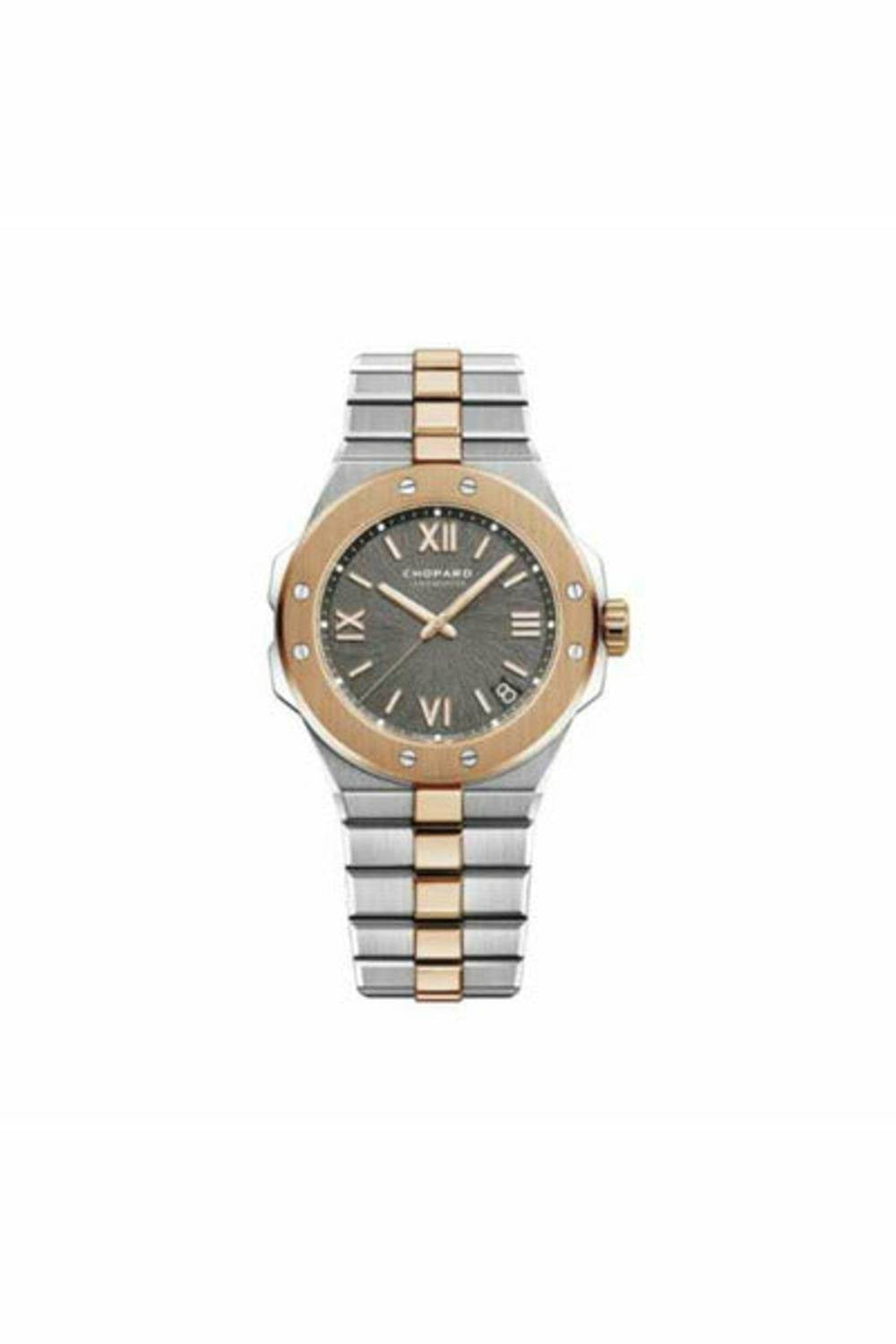 chopard alpine eagle large 41mm 18kt rose gold/lucent steel men's watch-DUBAILUXURYWATCH