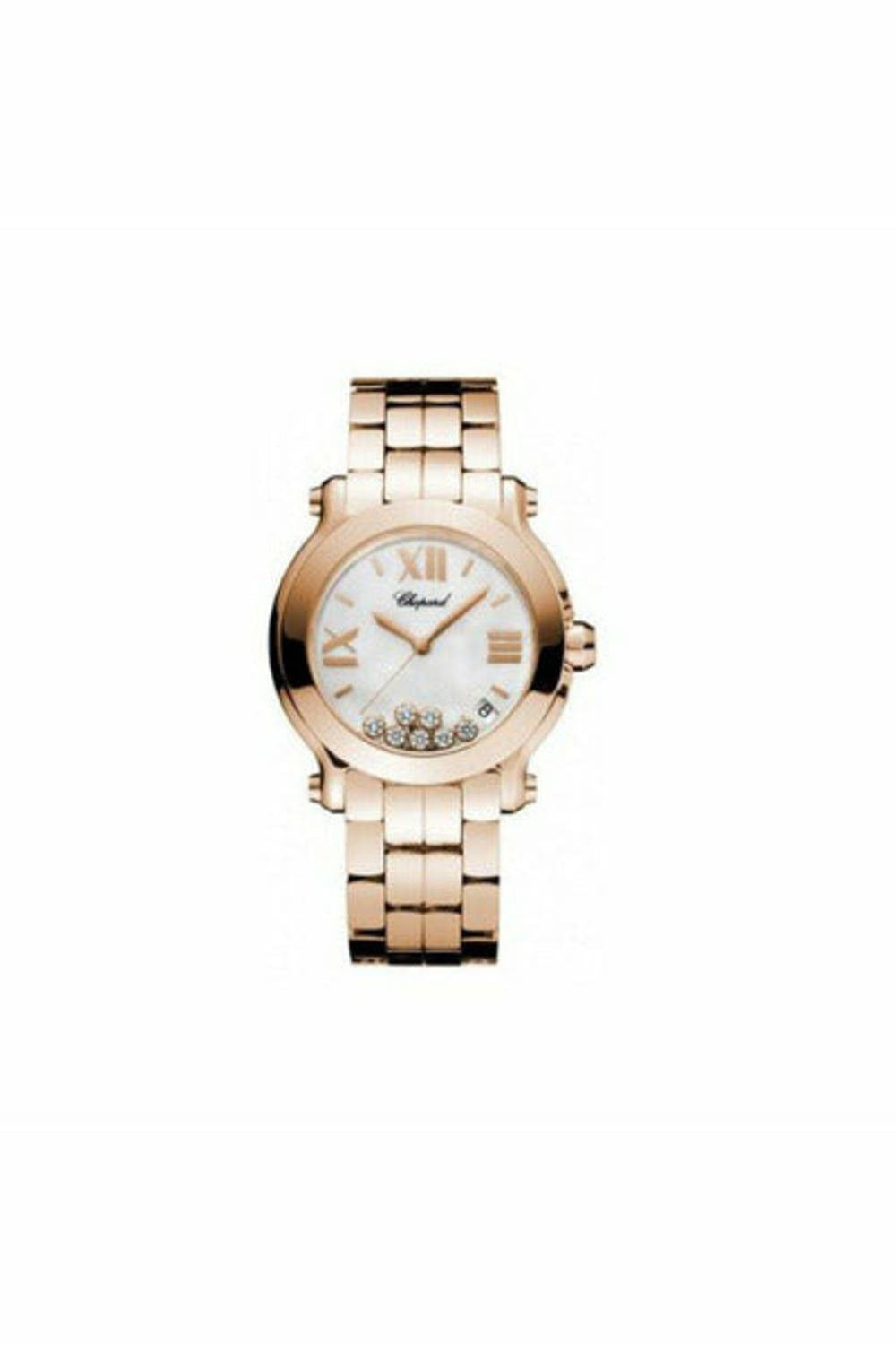 chopard happy sport 18kt rose gold 36mm ladies watch-DUBAILUXURYWATCH