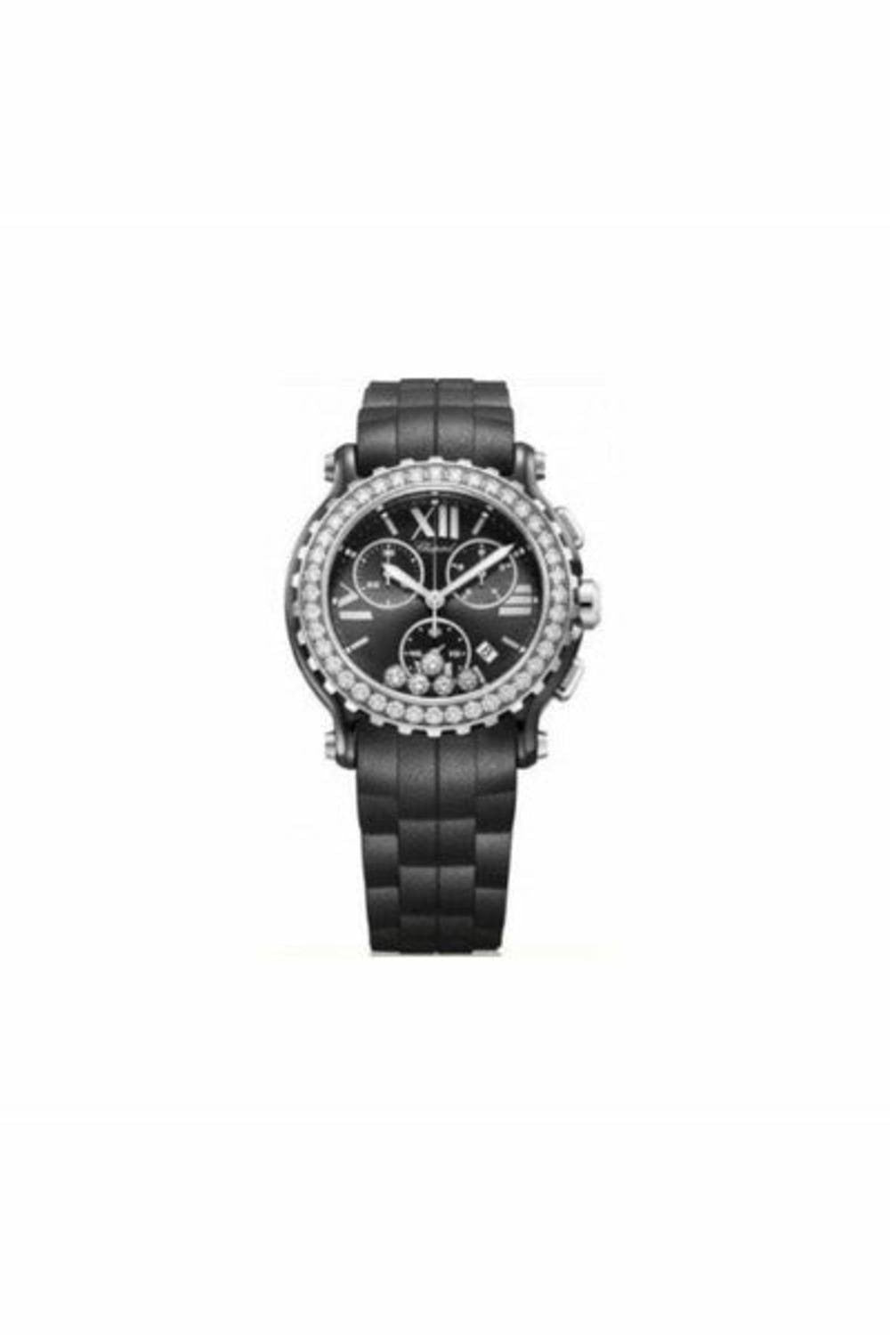 chopard happy sport black pvd 42mm ladies watch-DUBAILUXURYWATCH