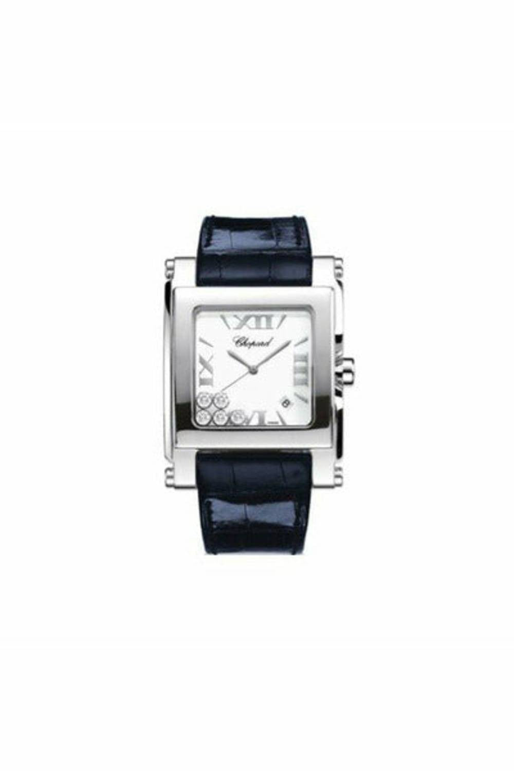 chopard happy sport square stainless steel 32mm ladies watch-DUBAILUXURYWATCH