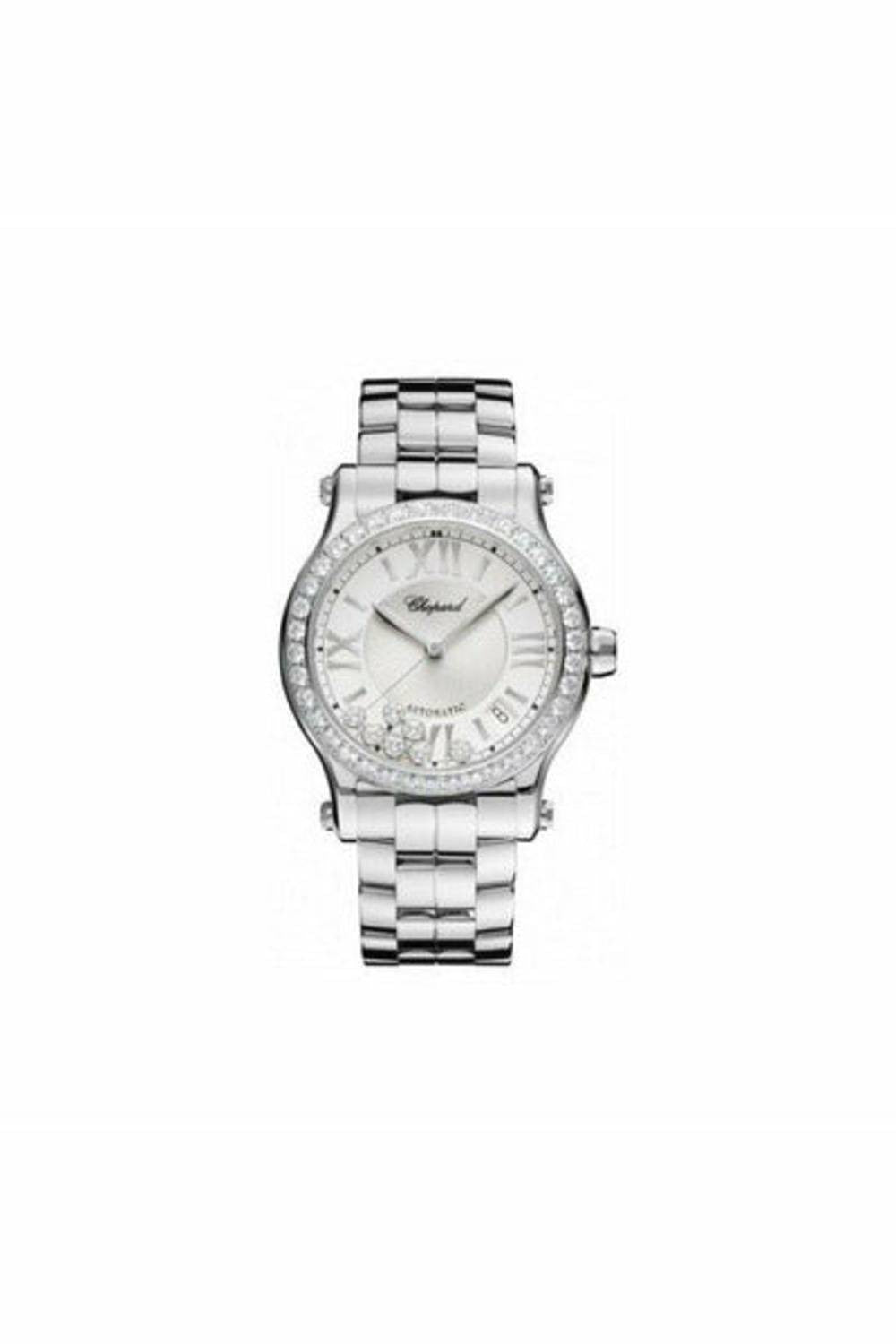 chopard happy sport stainless steel 36mm ladies watch-DUBAILUXURYWATCH