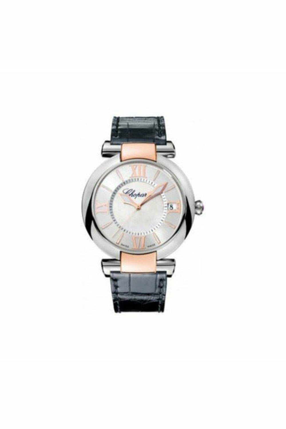 chopard imperiale stainless steel & 18kt rose gold 40mm ladies watch-DUBAILUXURYWATCH