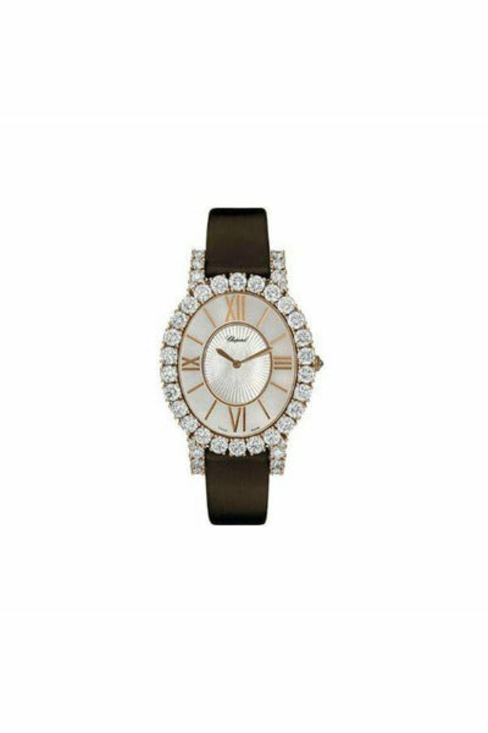 chopard l'heure du diamond 34.1mm x 40mm 18k rose gold ladies watch-DUBAILUXURYWATCH