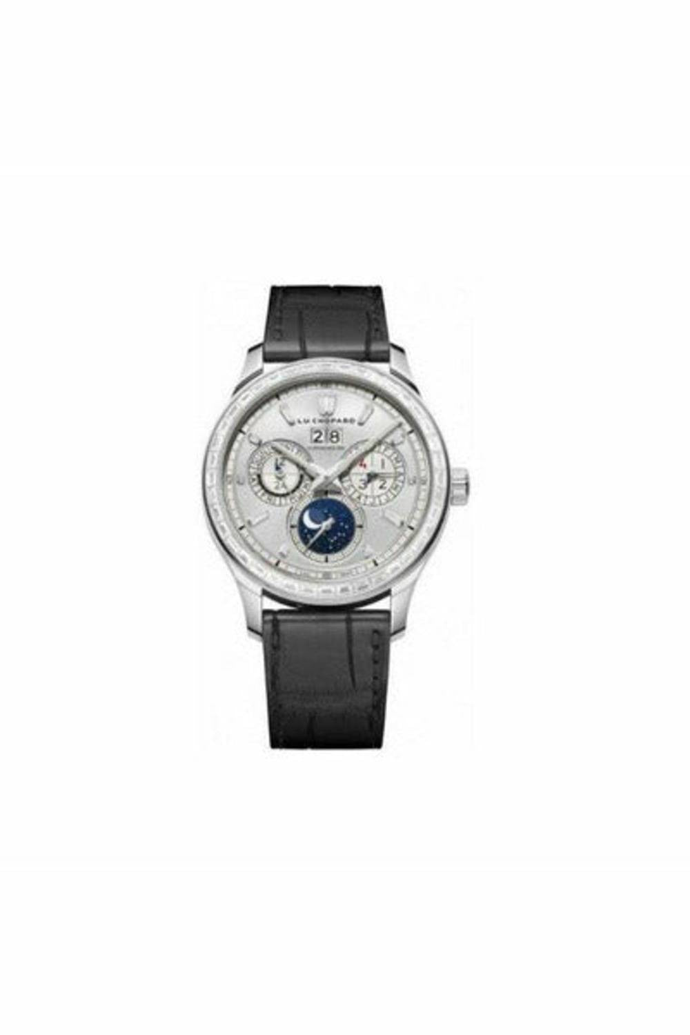 chopard l.u.c lunar one 18kt white gold with diamonds 43mm ladies watch-DUBAILUXURYWATCH