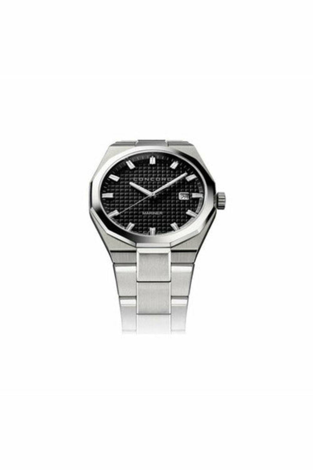 concord mariner arabica edition quartz steel balck dial 41mm men's watch-DUBAILUXURYWATCH