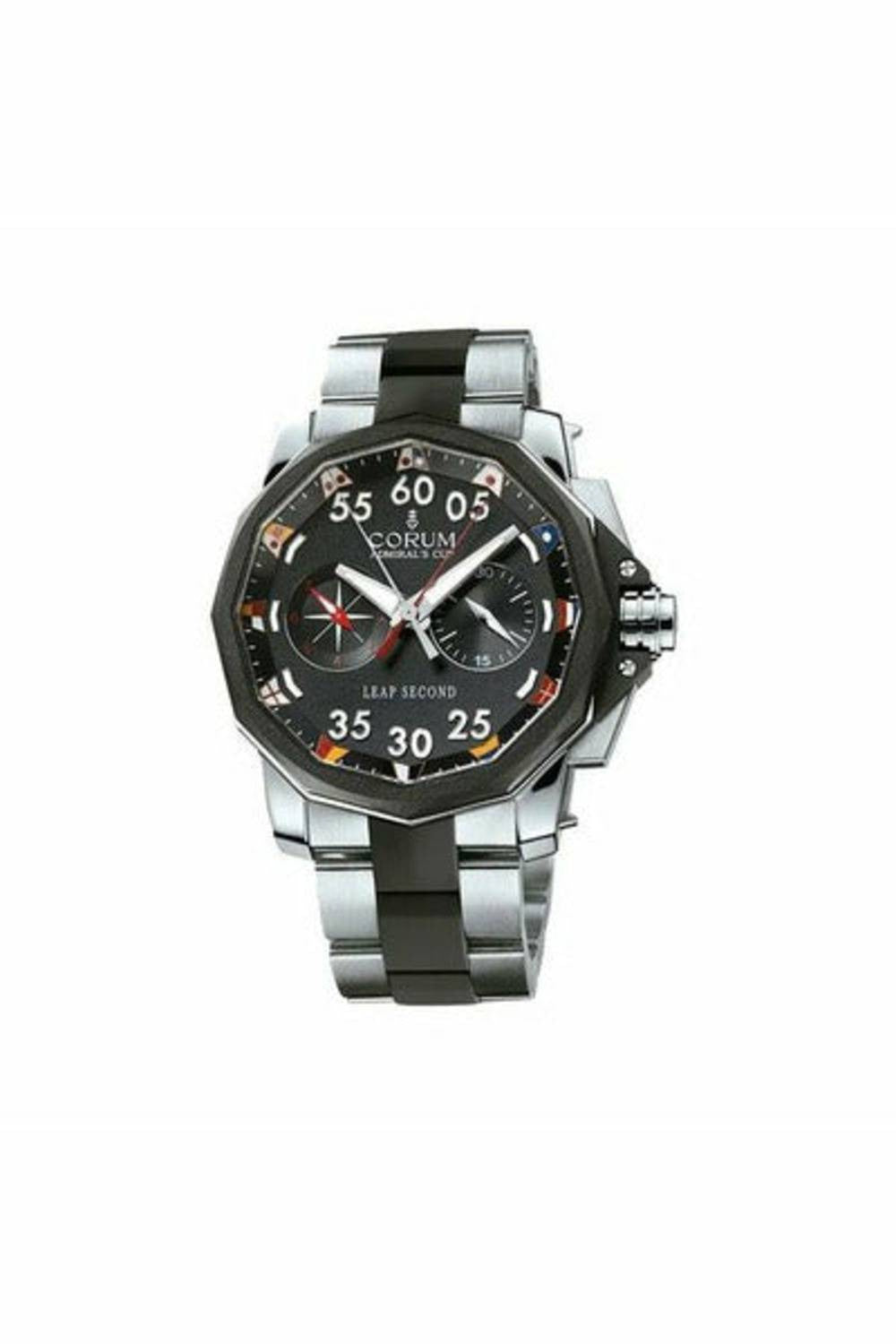 corum admiral's cup leap second chronograph men's watch-DUBAILUXURYWATCH