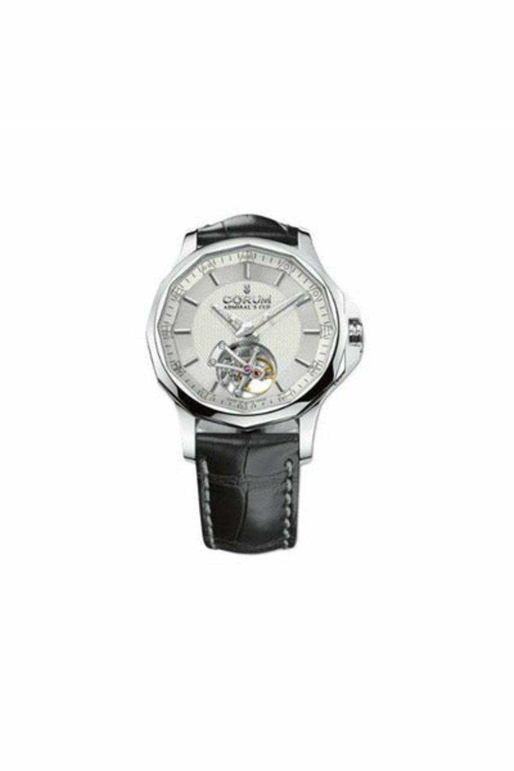 corum admiral's cup legend 42 tourbillon micro-rotor 42mm stainless steel men's watch-DUBAILUXURYWATCH