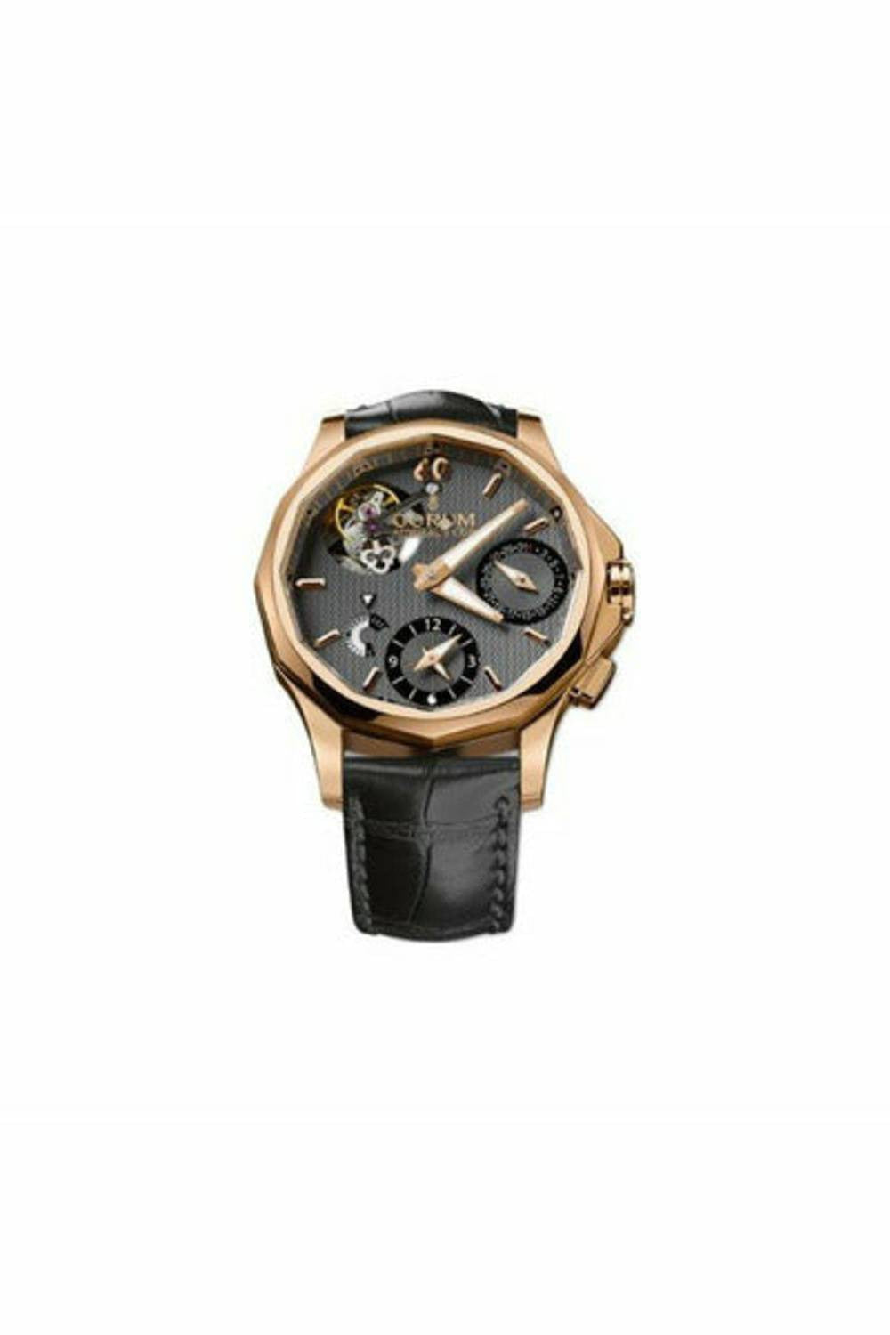 corum admiral's cup seafender tourbillon gmt 18kt rose gold 47mm men's watch-DUBAILUXURYWATCH