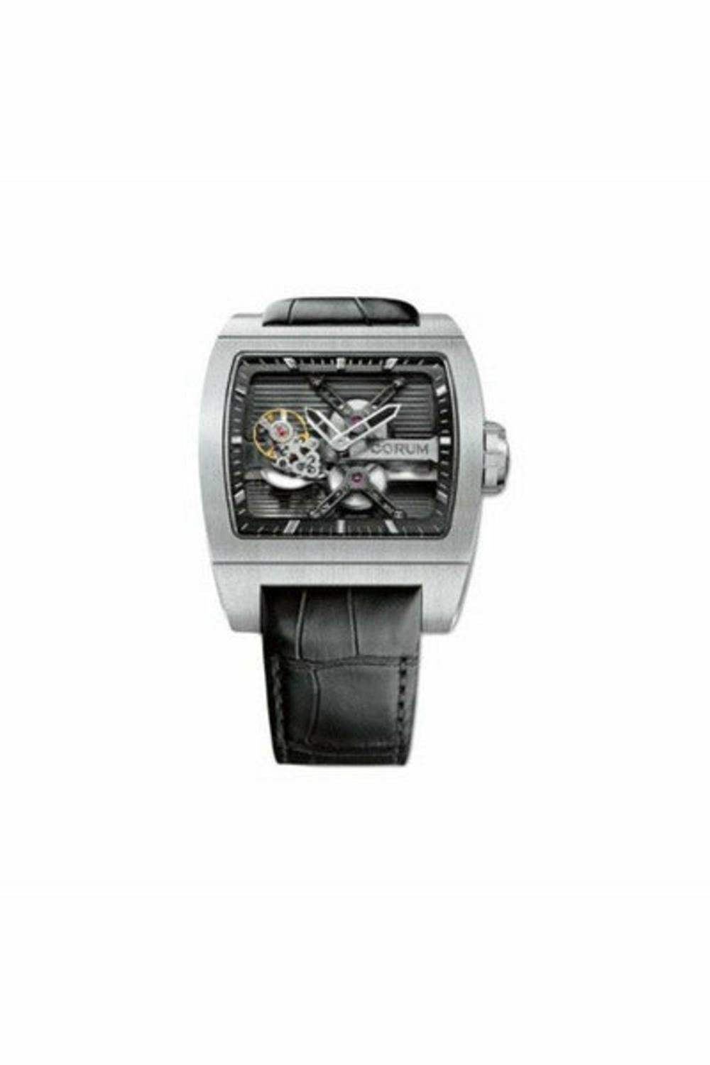 corum ti-bridge tourbillon titanium grade 5 42mm x 52mm men's watch-DUBAILUXURYWATCH