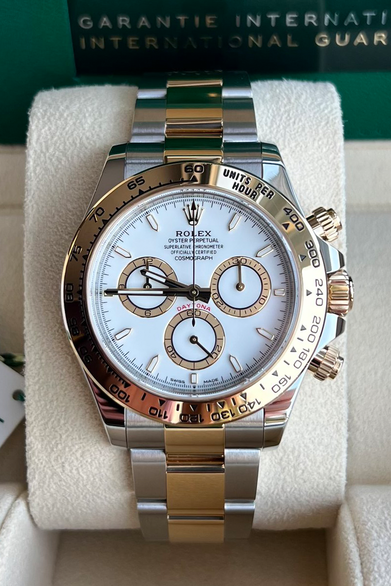 Rolex Cosmograph Daytona Oyster, 40 mm, Oystersteel and yellow gold Ref: m126503-0001-DUBAILUXURYWATCH