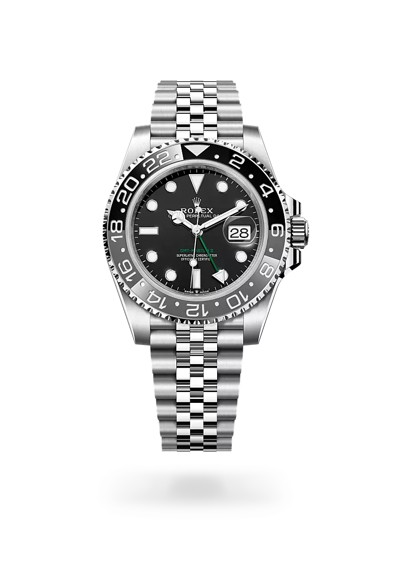 Rolex GMT-Master II 40mm Bruce Wayne Oystersteel 126710GRNR-0003