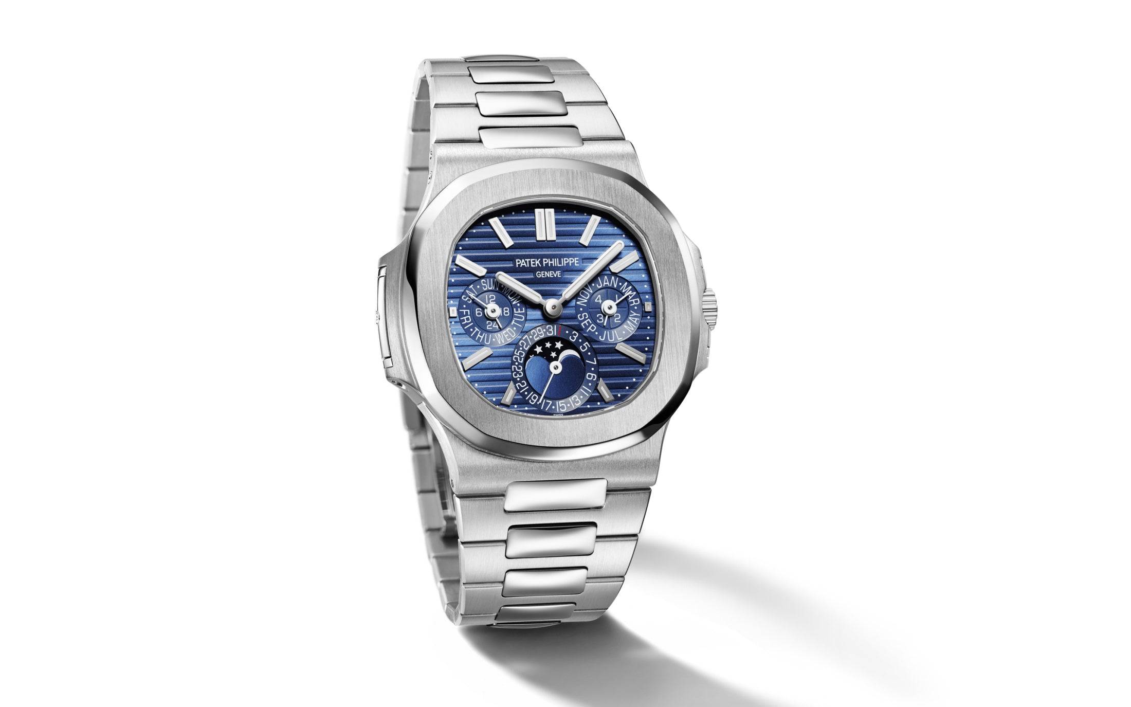 Patek Philippe Nautilus 5740/1G-001 – White Gold Perpetual-DUBAILUXURYWATCH