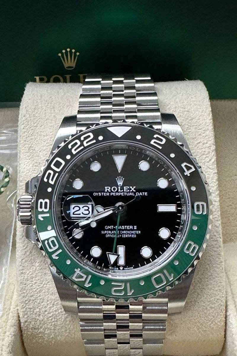 Rolex GMT-Master II 126720VTNR – Stainless Steel, Green and Black Cerachrom Bezel-DUBAILUXURYWATCH