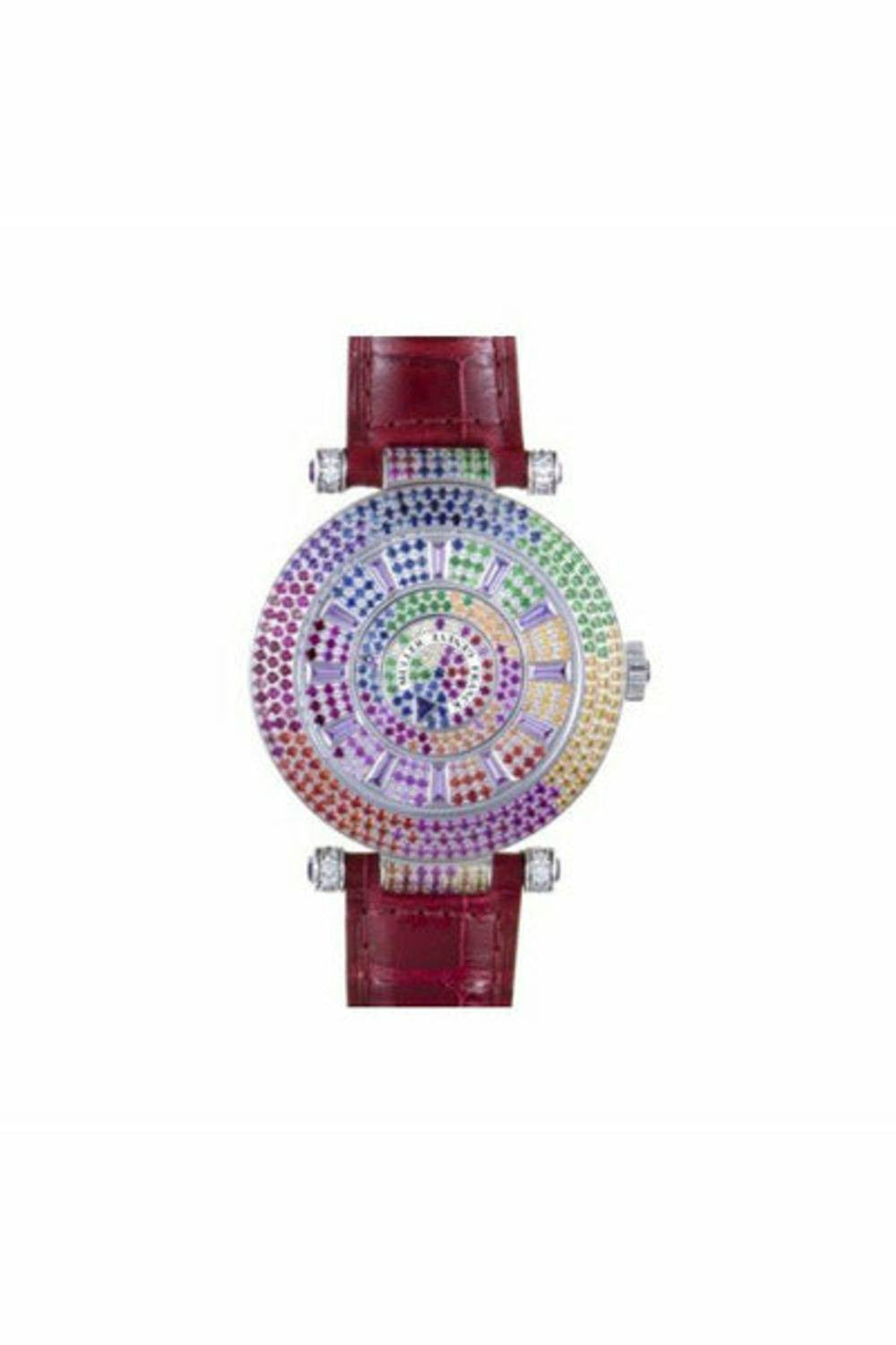 franck muller double mystery quatre saisons rainbow dial ladies watch DUBAILUXURYWATCH