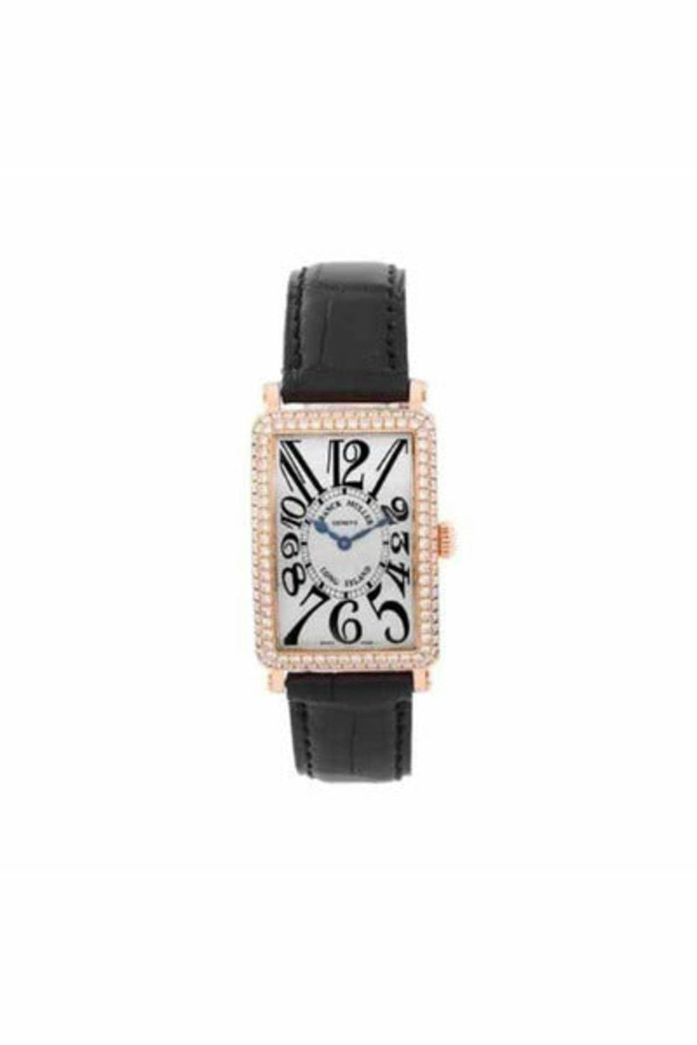 franck muller long island 43mm x 30mm 18k rose gold diamond ladies watch-DUBAILUXURYWATCH