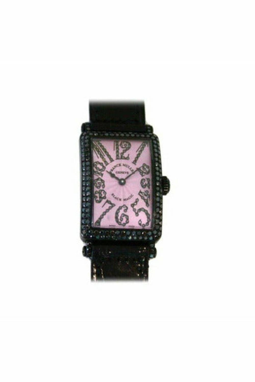 franck muller long island black magic pink diamond dial 40mm x 22mm ladies watch-DUBAILUXURYWATCH