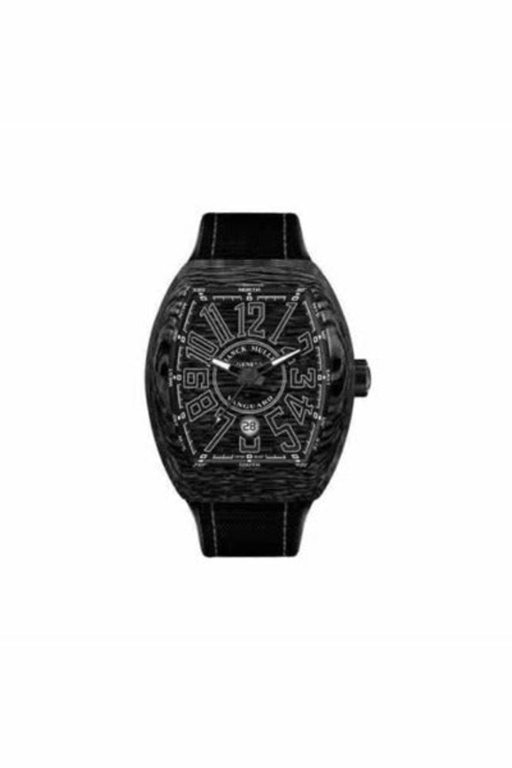 franck muller vanguard 45mm black carbon fiber men's watch-DUBAILUXURYWATCH