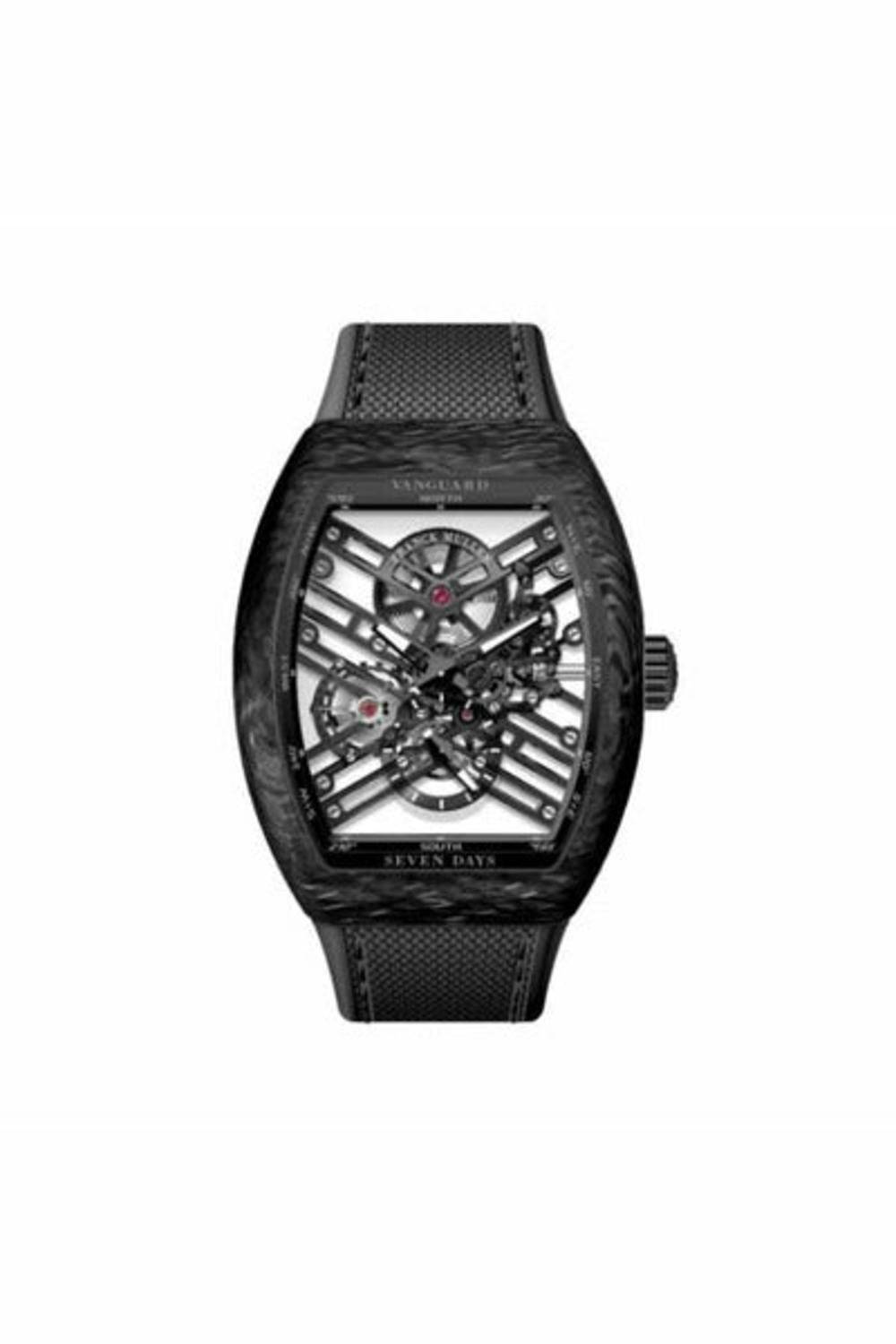 franck muller vanguard 53.7mm carbon fiber men's watch v45 s6 sqt carbon nr-DUBAILUXURYWATCH