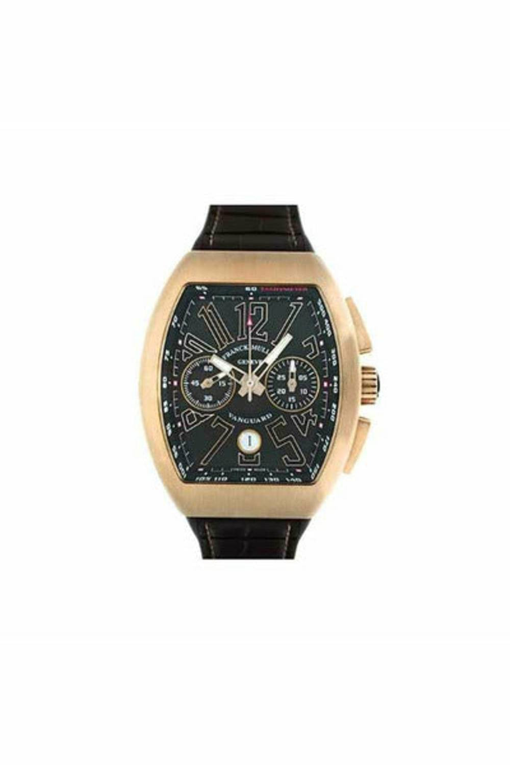 franck muller vanguard chronograph date 45mm 18kt rose gold men's watch-DUBAILUXURYWATCH