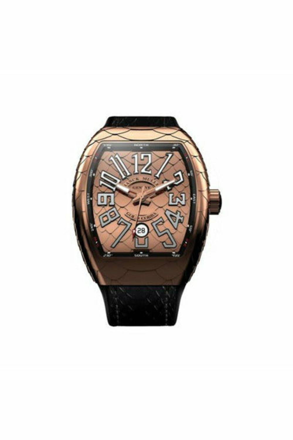 franck muller vanguard gold cobra 44mm 18kt rose gold men's watch v 45 sc dt gold cobra-DUBAILUXURYWATCH