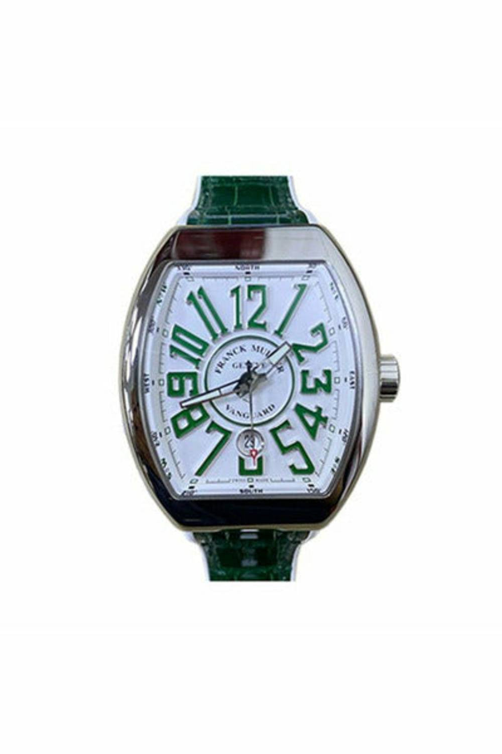 franck muller vanguard green men's watch ref. v 45 sc dt ac vr-DUBAILUXURYWATCH