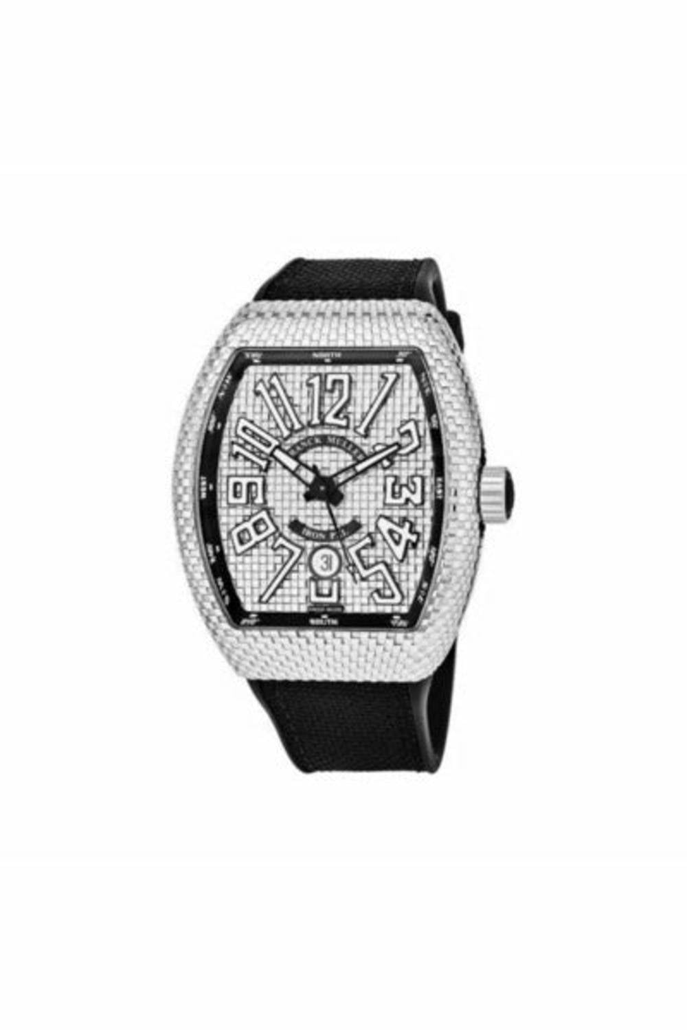 franck muller vanguard pxl iron 43mm stainless steel men's watch-DUBAILUXURYWATCH