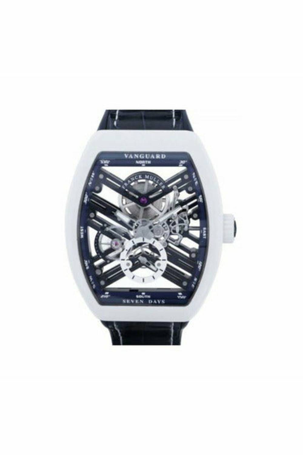 franck muller vanguard skeleton 44 x 53mm titanium men?s watch-DUBAILUXURYWATCH