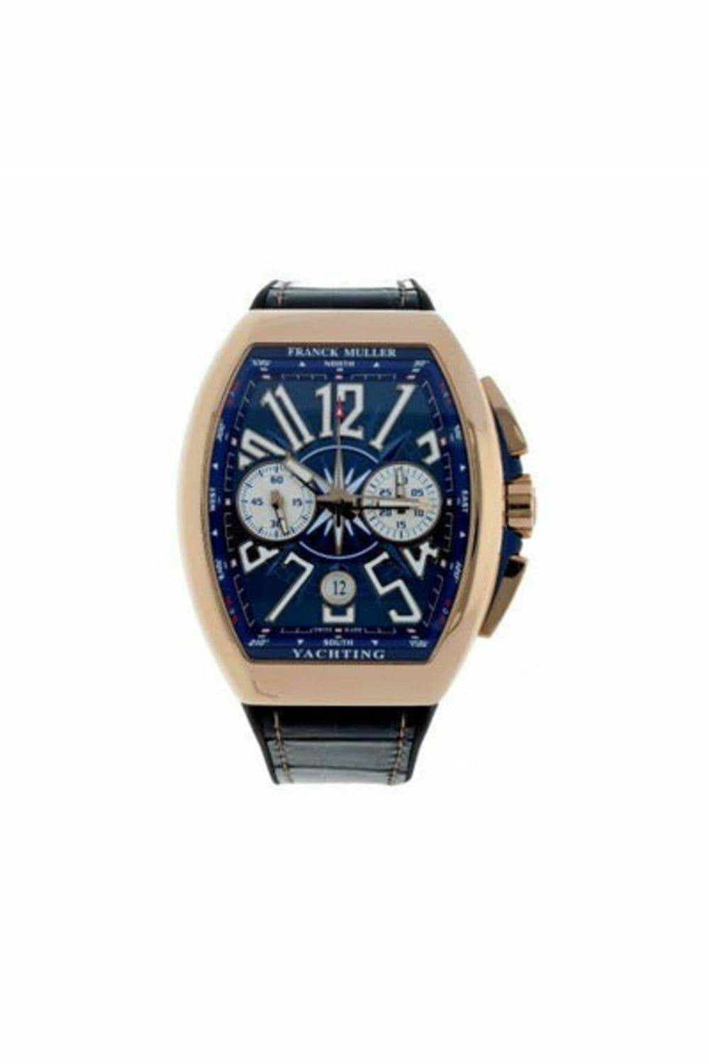 franck muller vanguard yachting 18kt rose gold chronograph 44mm men's watch-DUBAILUXURYWATCH