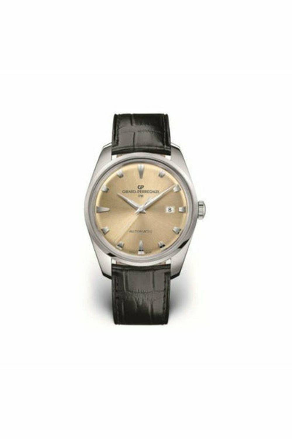 girard perregaux 1957 stainless steel 40mm men's watch-DUBAILUXURYWATCH