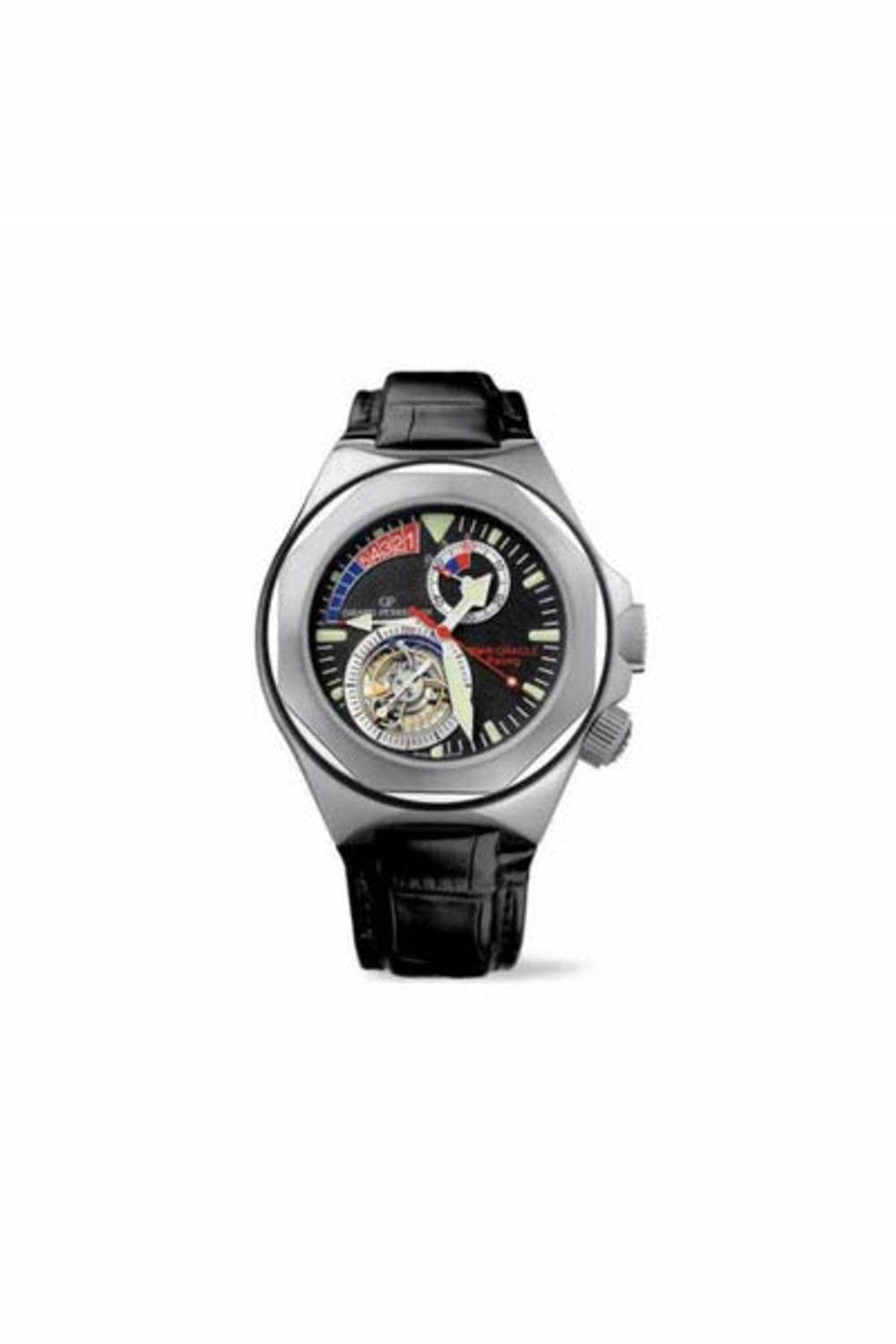 girard perregaux bmw oracle racing laureato regatta tourbillon 18kt white gold 46mm men's watch-DUBAILUXURYWATCH