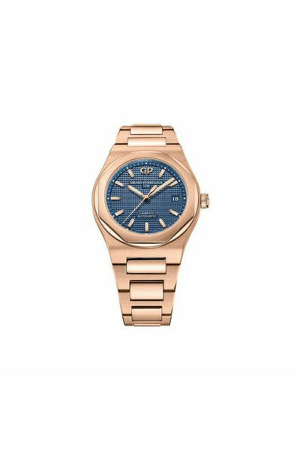 girard perregaux laureato 38mm 18k rose gold ladies watch-DUBAILUXURYWATCH