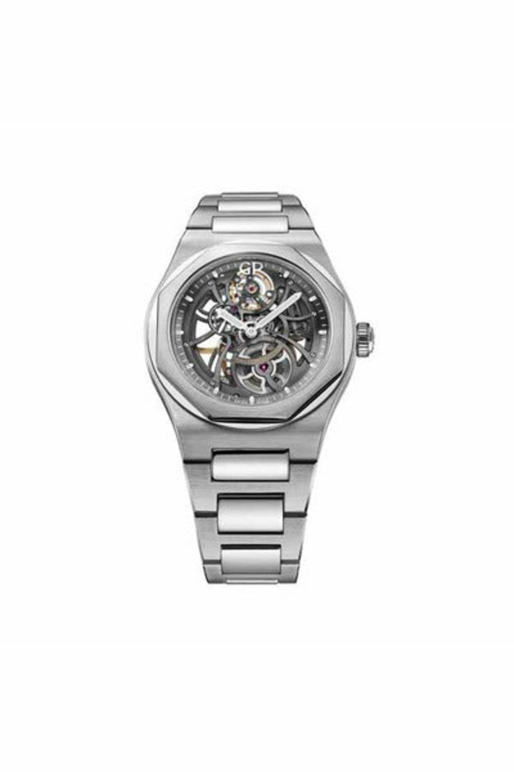 girard perregaux laureato skeleton dial 42mm stainless steel men's watch ref. 81015-11-001-11a-DUBAILUXURYWATCH