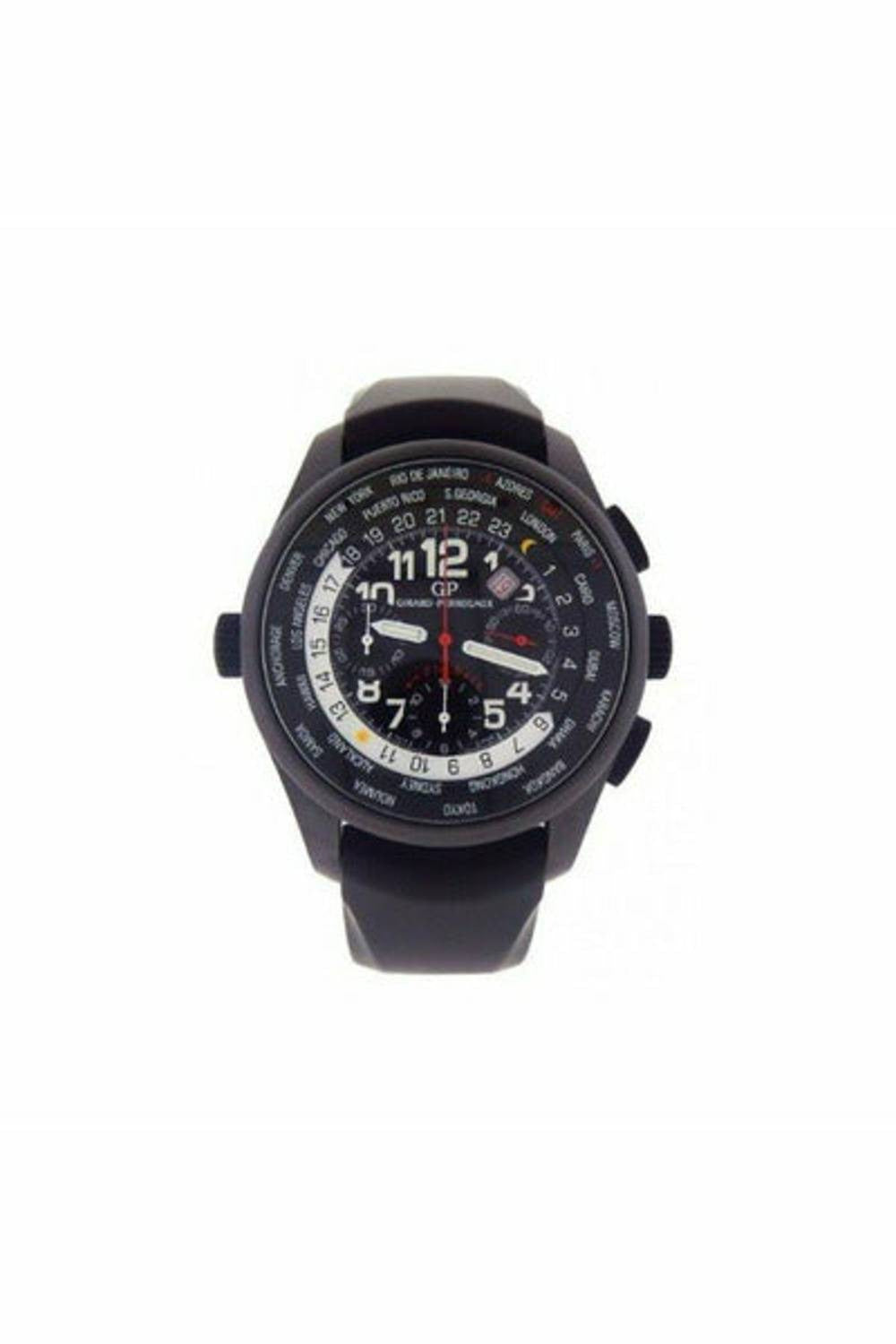 girard perregaux ww.tc shadow chronograph 43mm titanium men's watch-DUBAILUXURYWATCH