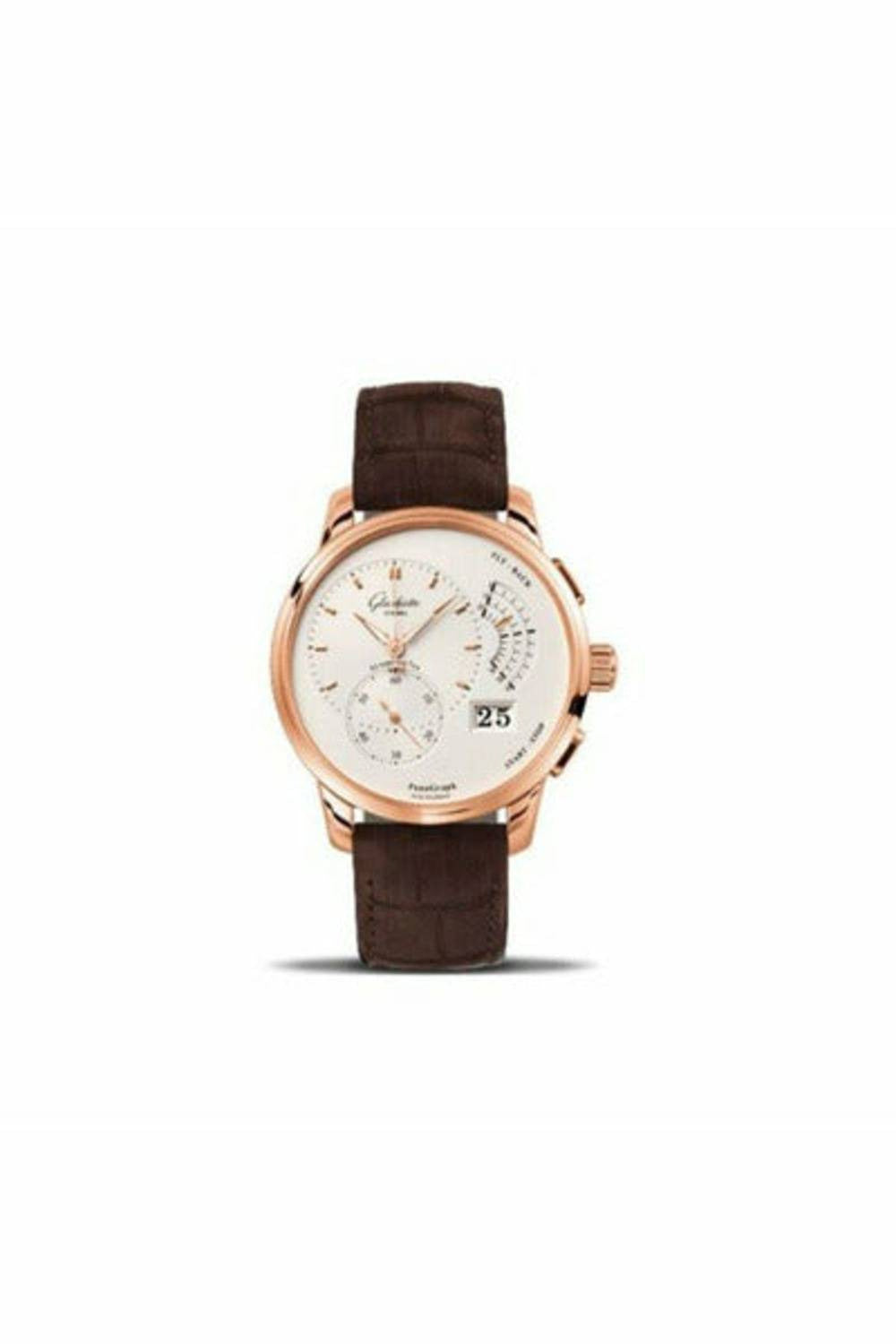 glashutte original 18kt rose gold 40mm men's watch-DUBAILUXURYWATCH