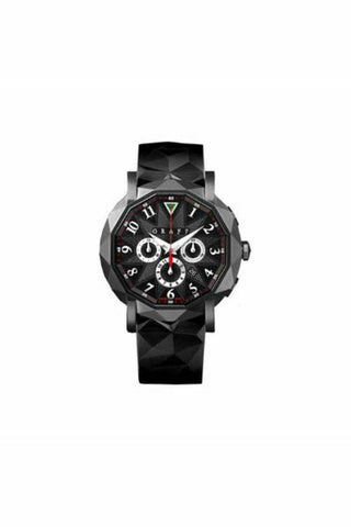 graff chronograff 42mm black steel pvd men's watch-DUBAILUXURYWATCH