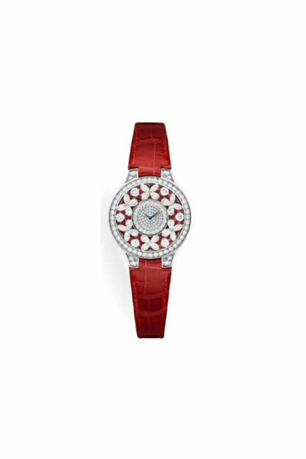 graff classic butterfly ruby 18kt white gold 32mm ladies watch-DUBAILUXURYWATCH