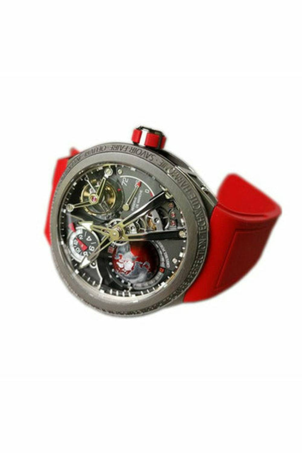 greubel forsey gmt sport red 45mm titanium limited edition 11 pcs men's watch-DUBAILUXURYWATCH