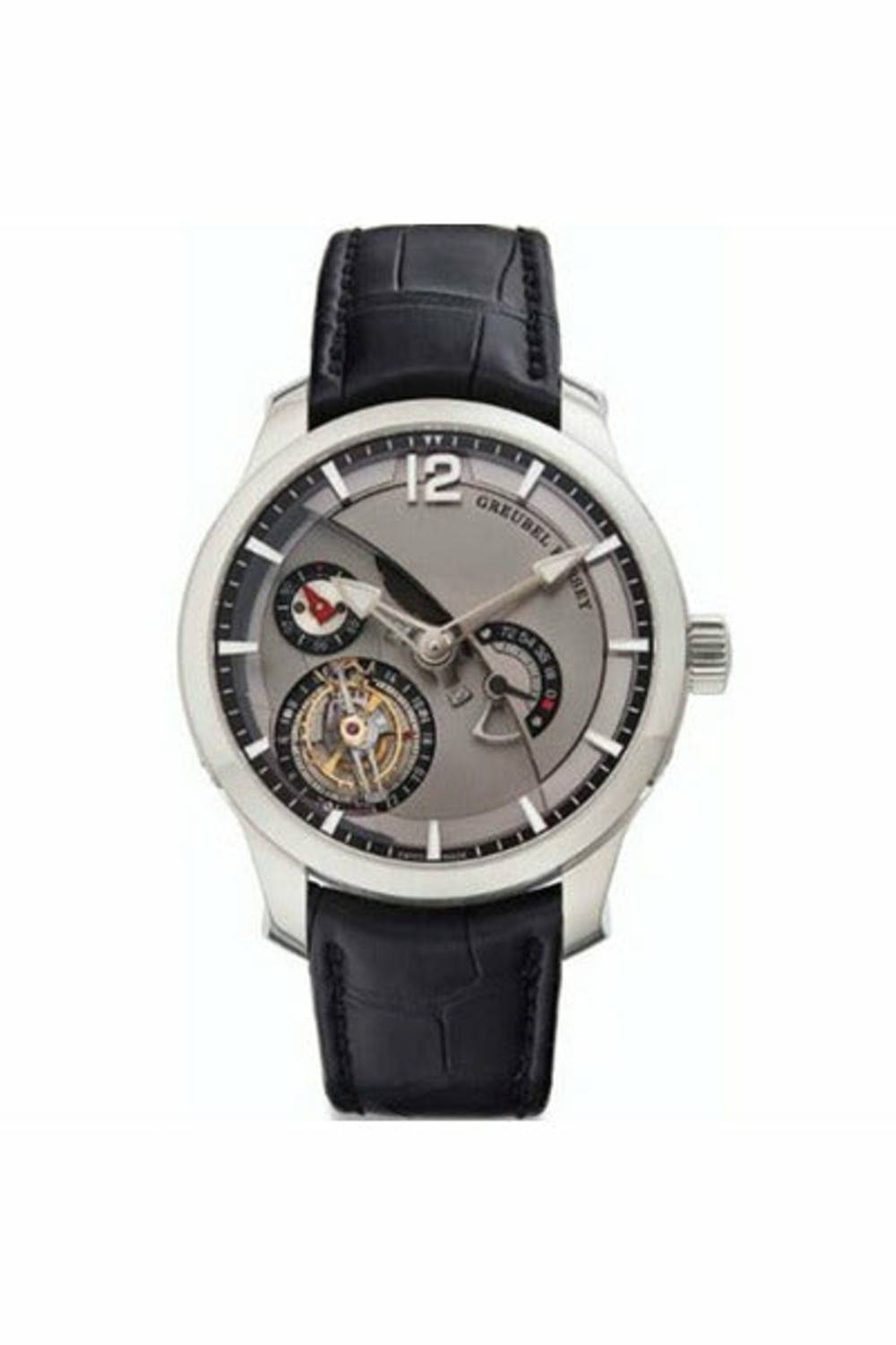 greubel forsey tourbillon 24 secondes contemporain 44mm 18k white gold men's watch-DUBAILUXURYWATCH