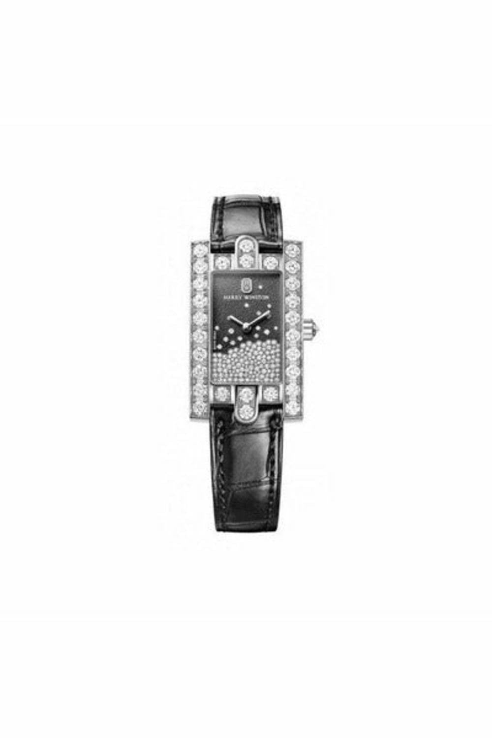 harry winston 18kt white gold ladies watch-DUBAILUXURYWATCH